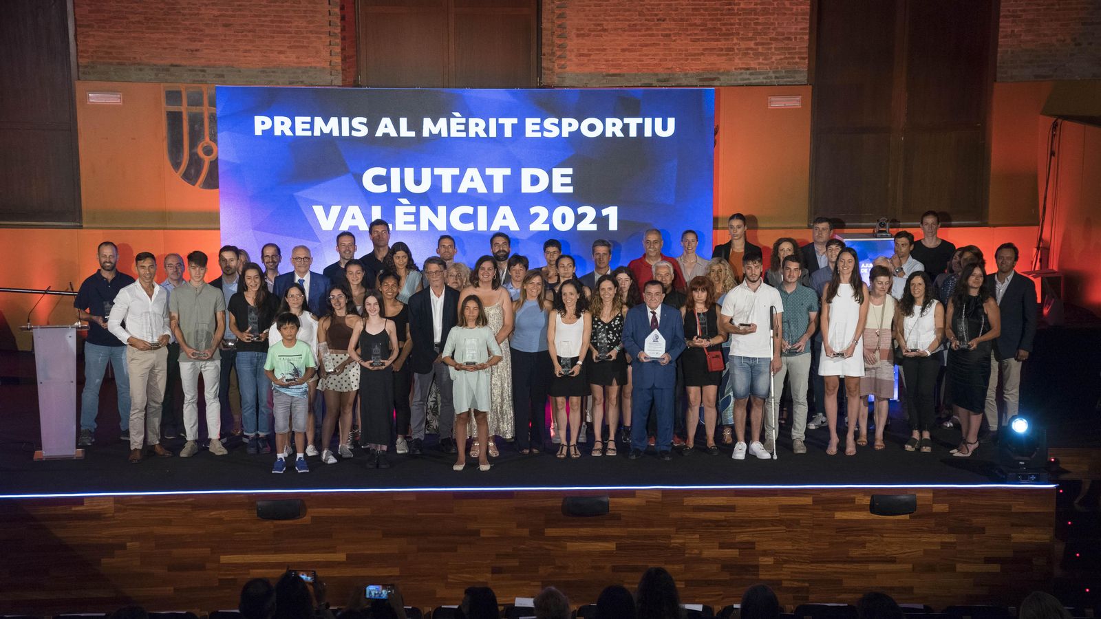 Els guardonats en la gala dels Premis al Mèrit Esportiu