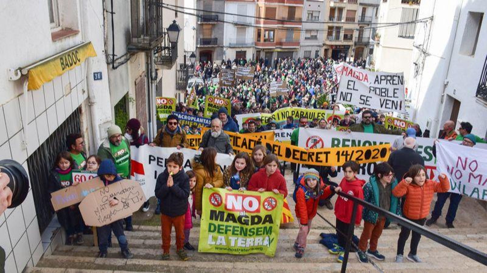 Imatge d'arxiu d'una manifestació contra el Magda