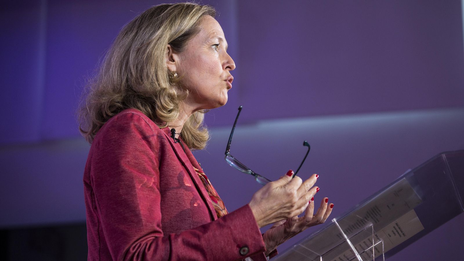 La vicepresidenta segona del Govern i ministra d'Assumptes Econòmics i per a la Transformació Digital, Nadia Calviño