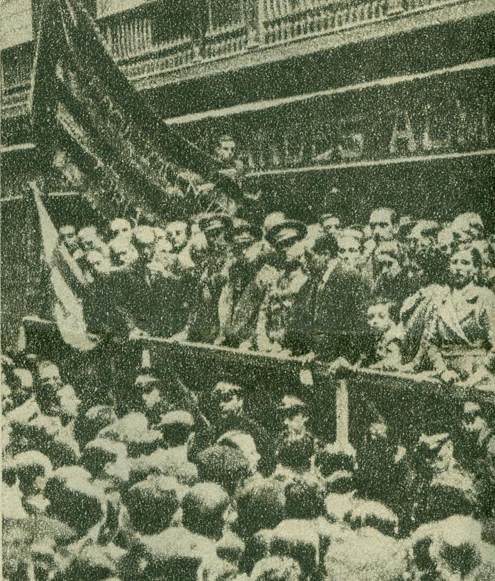 Homenatge a Casas Sala el 18 d’abril de 1937. Imatge cedida per l’Associació Memòria i Història de Manresa