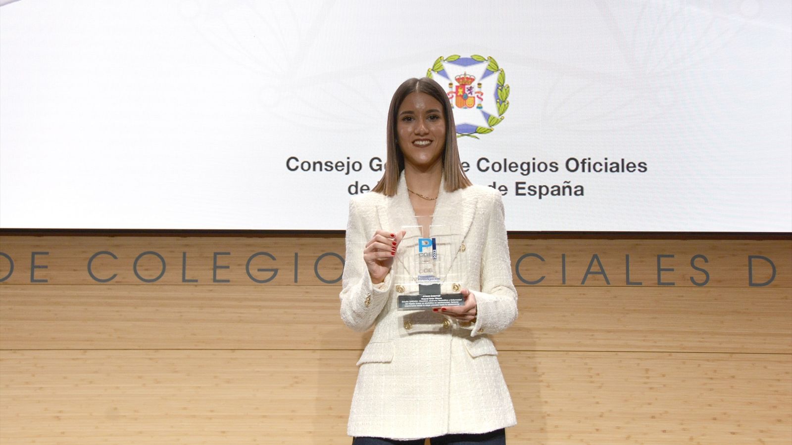 Una de les infermeres premiades