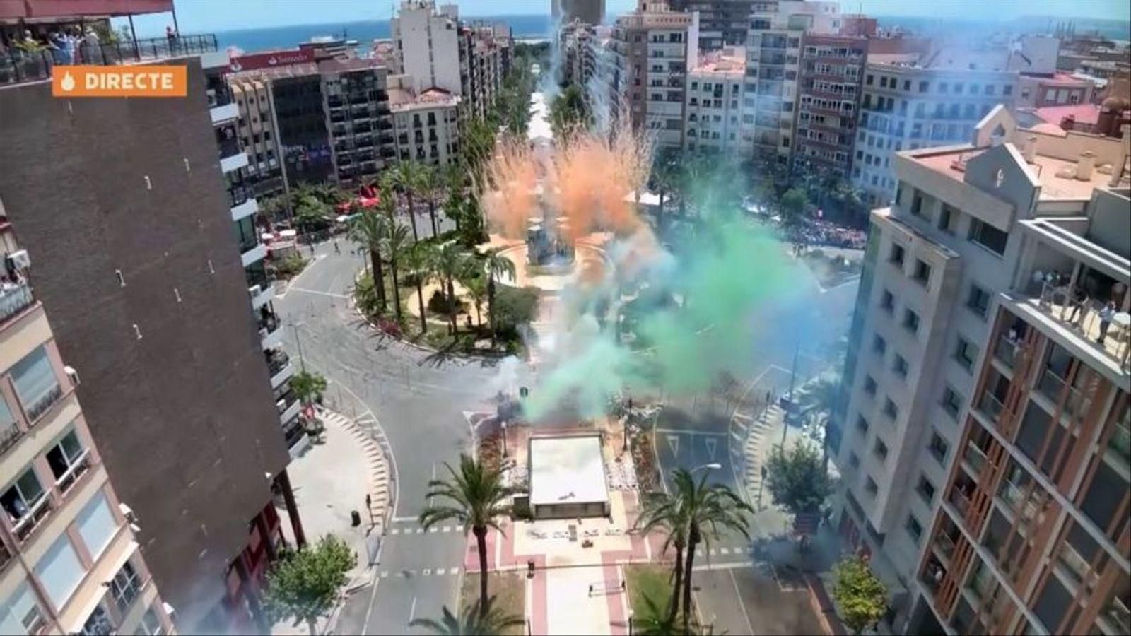 Mascletà de la Pirotècnia Tamarit a les fogueres del 2023