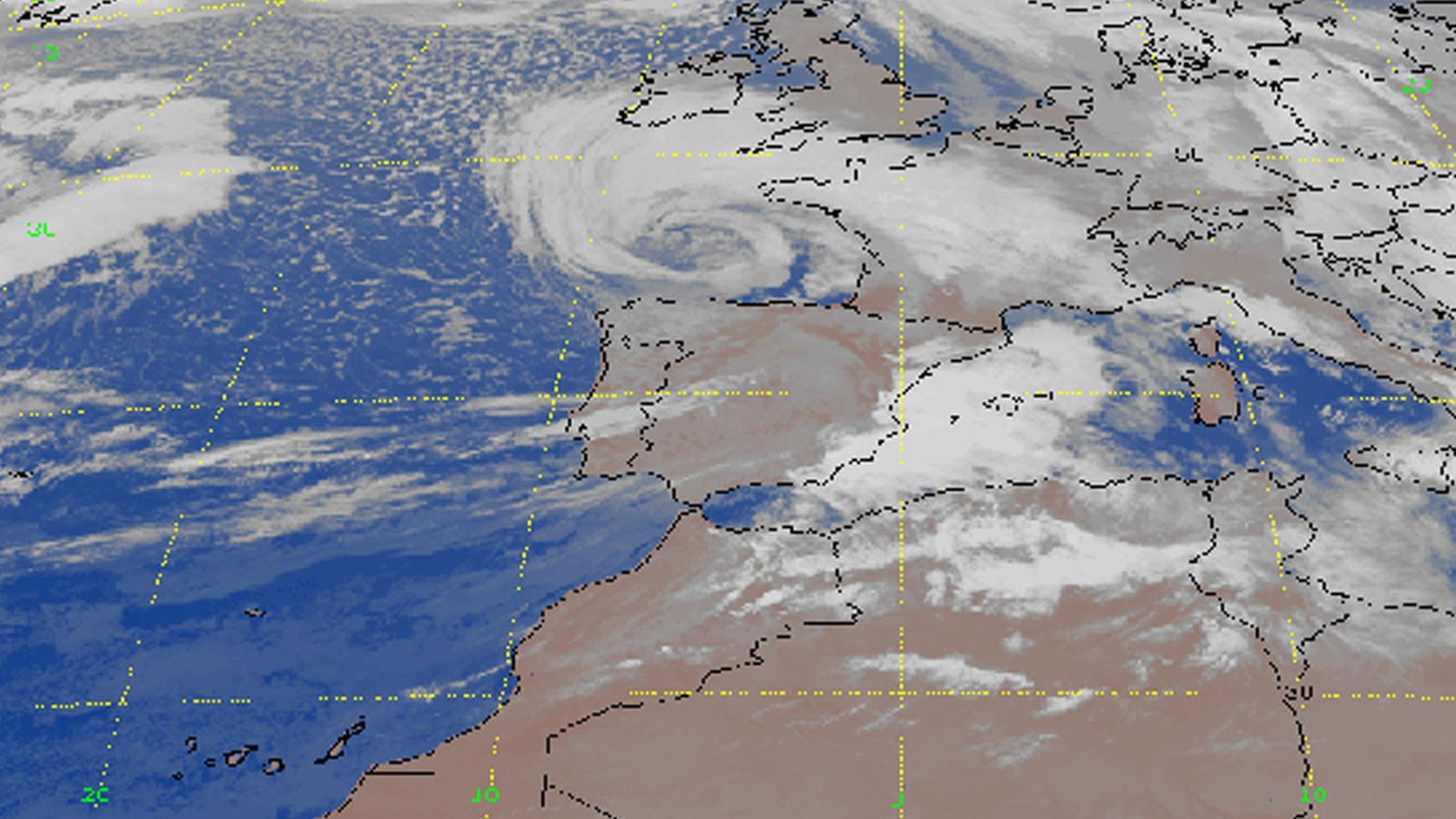 La borrasca Klaus al cantàbric