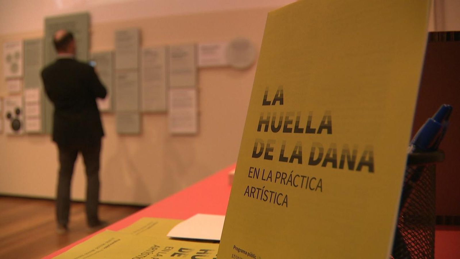 L'exposició mostra com la pràctica artística es va vore per la dana