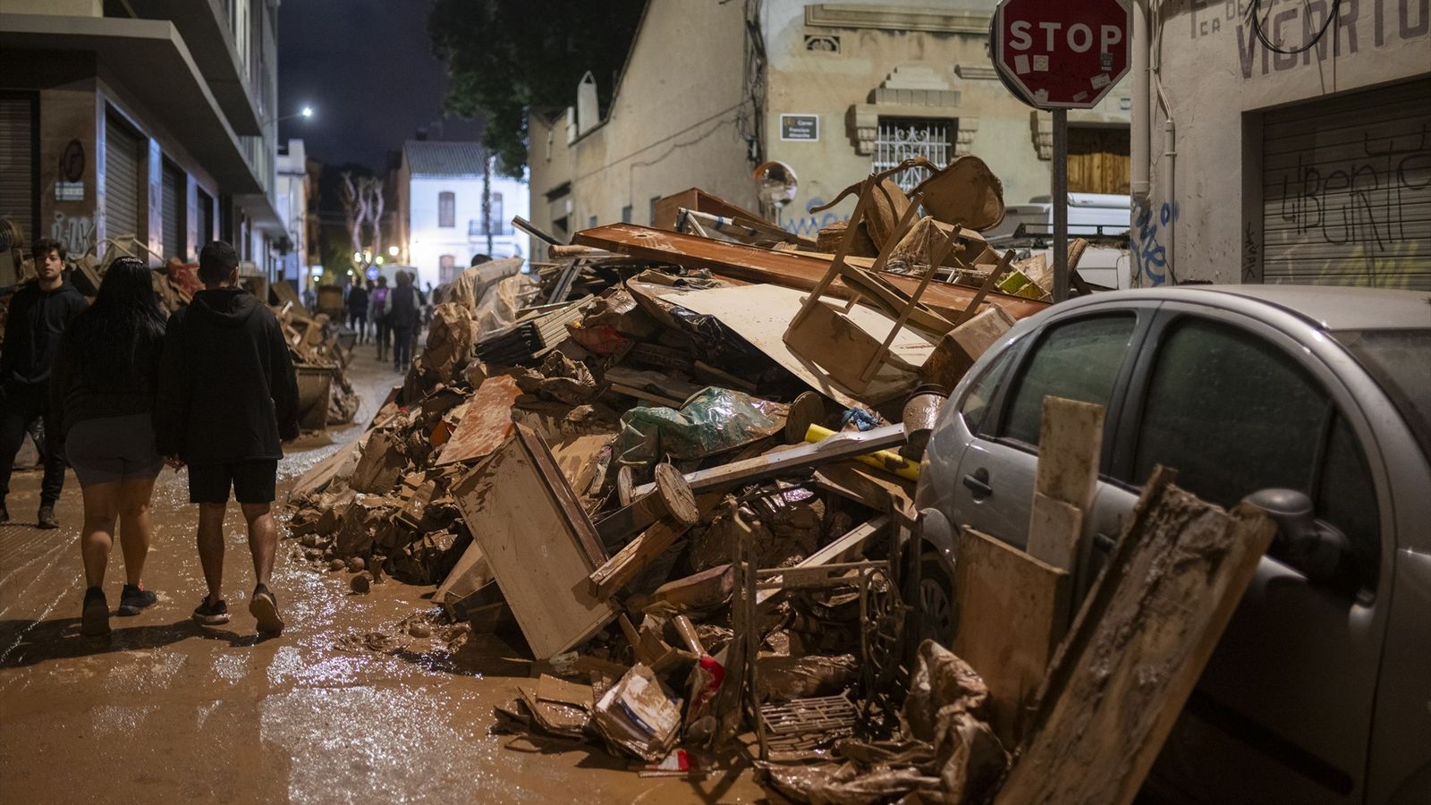 Destrosses de la dana del 29-O a Benetússer