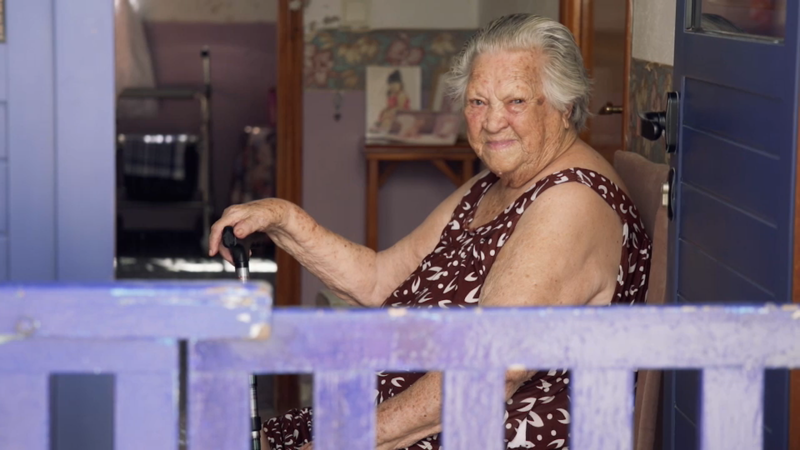 Fina Baile, la veïna de Tabarca de més edat