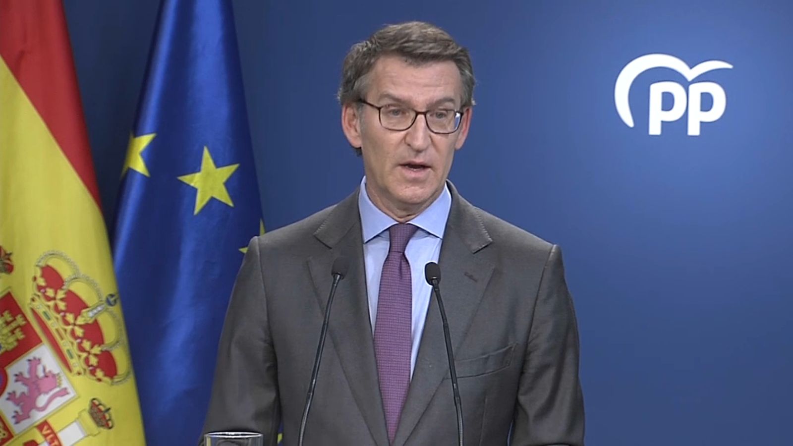 El president del Partit Popular, Alberto Núñez Feijóo