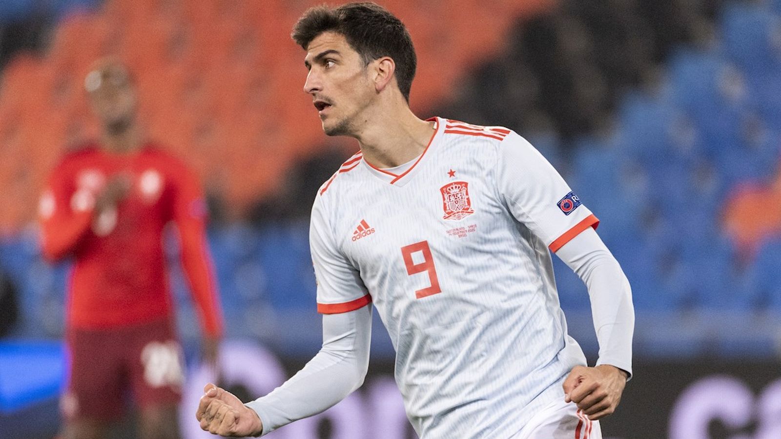 Gerard Moreno celebra el gol