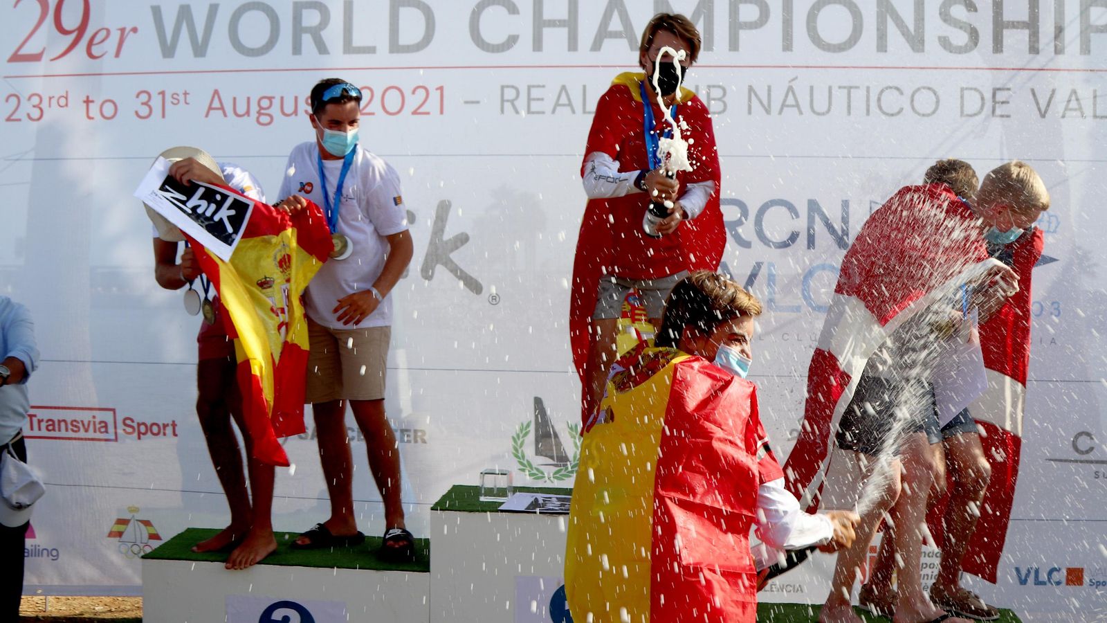Pluja de medalles per a Espanya en el mundial Zhik 29er.