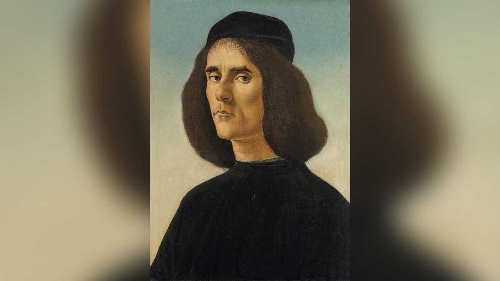 Retrat de Michele Marullo Tarcaniota' de Sandro Botticelli