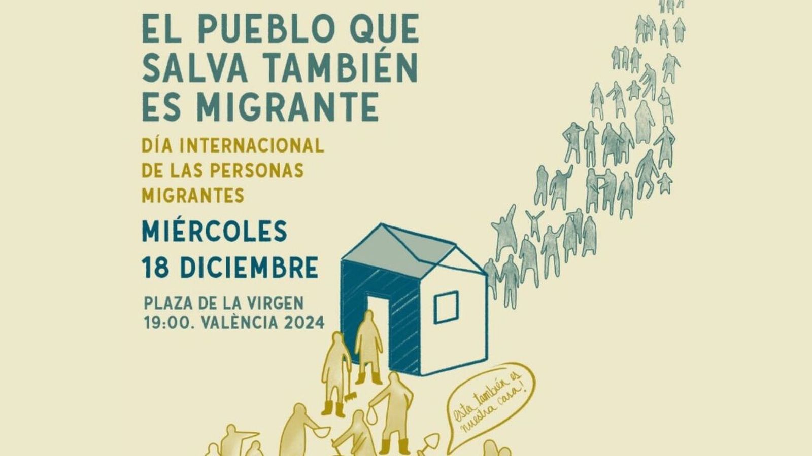 18.12.2024 | Dia Internacional de les Persones Migrants:  "El poble que salva, també és migrant"