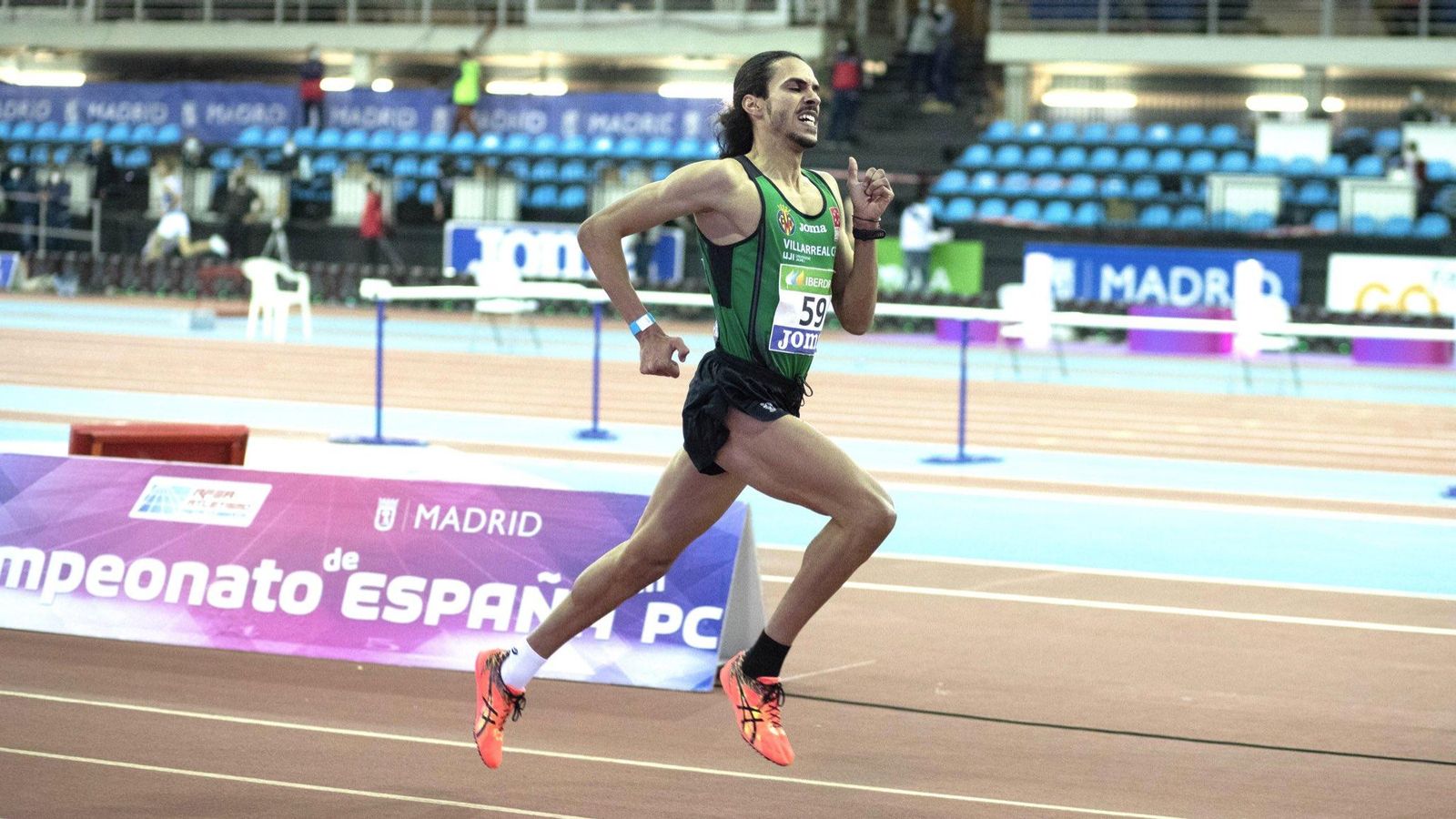 Katir, durant el Campionat d'Espanya