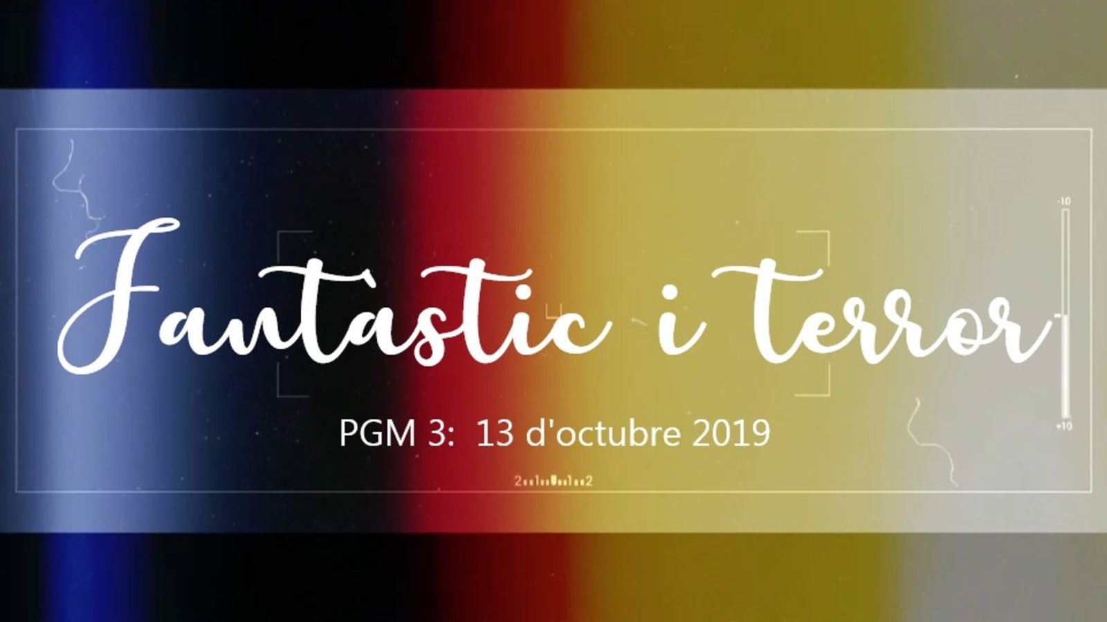 Programa 3 - Fantàstic i Terror
