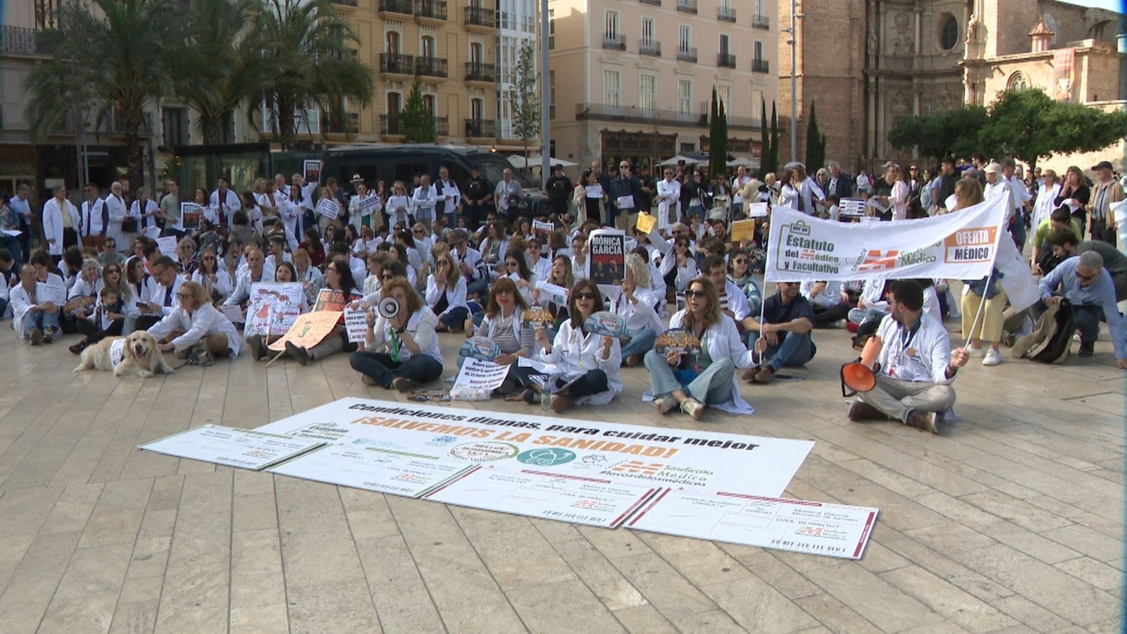 Protesta dels metges a València
