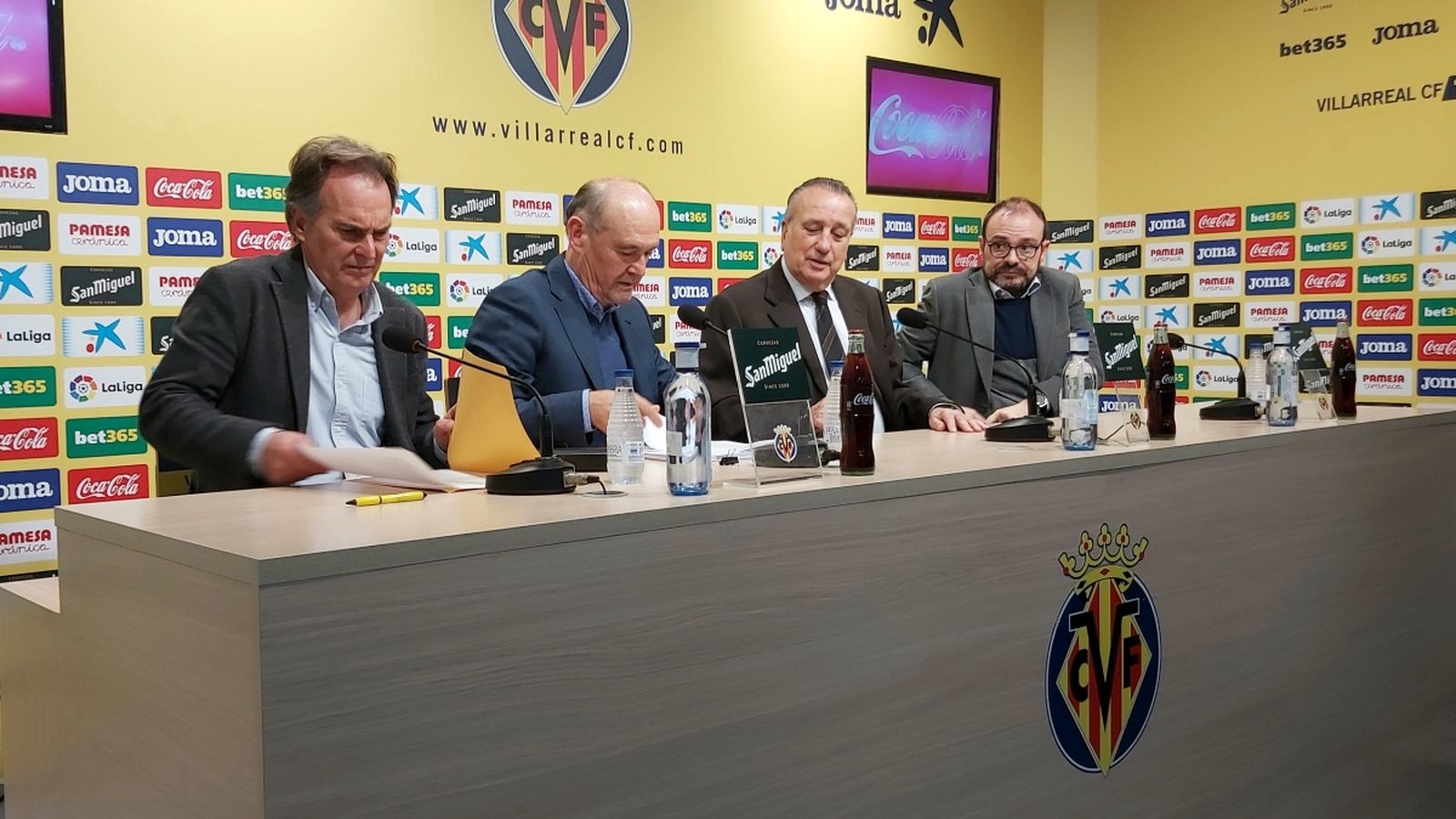 Imatge de la passada junta general d'accionistes del Villarreal CF.