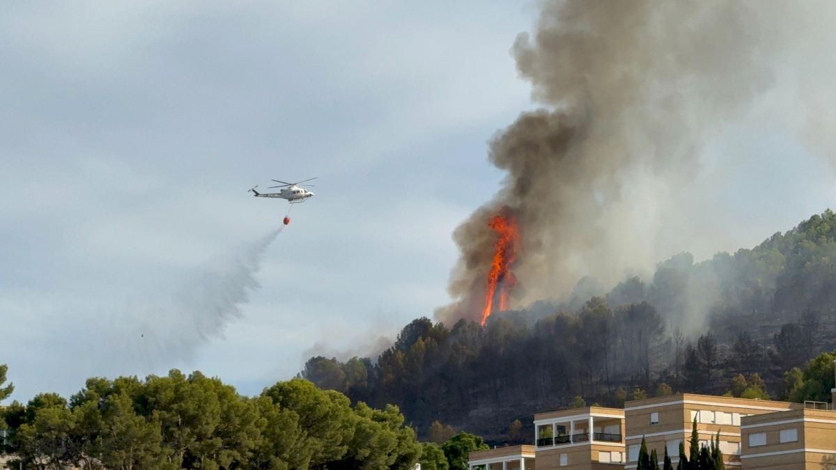 Imatge de l'incendi del passat setembre