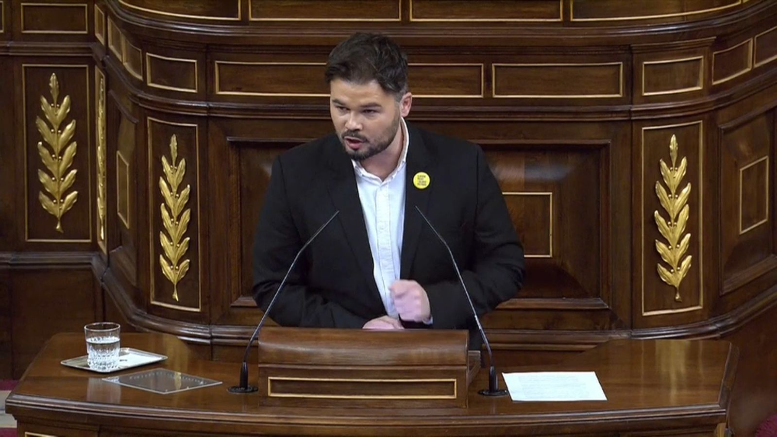 Rufián adverteix Sánchez que sense taula de negociació no hi haurà legislatura