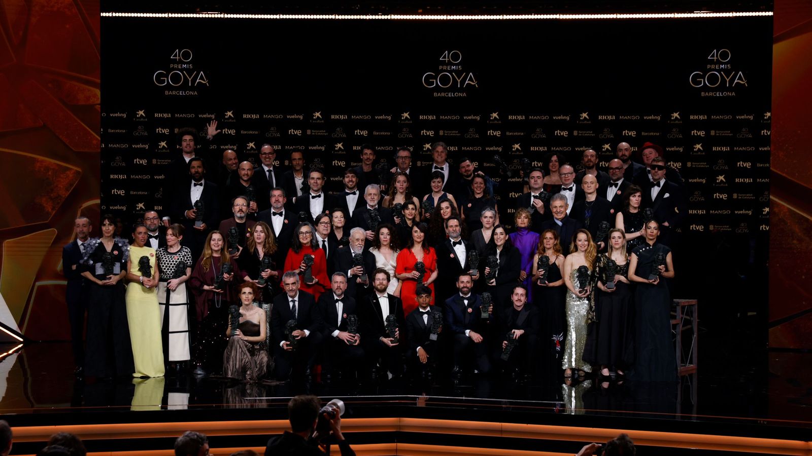 Guanyadors de la 40a edició dels Premis Goya