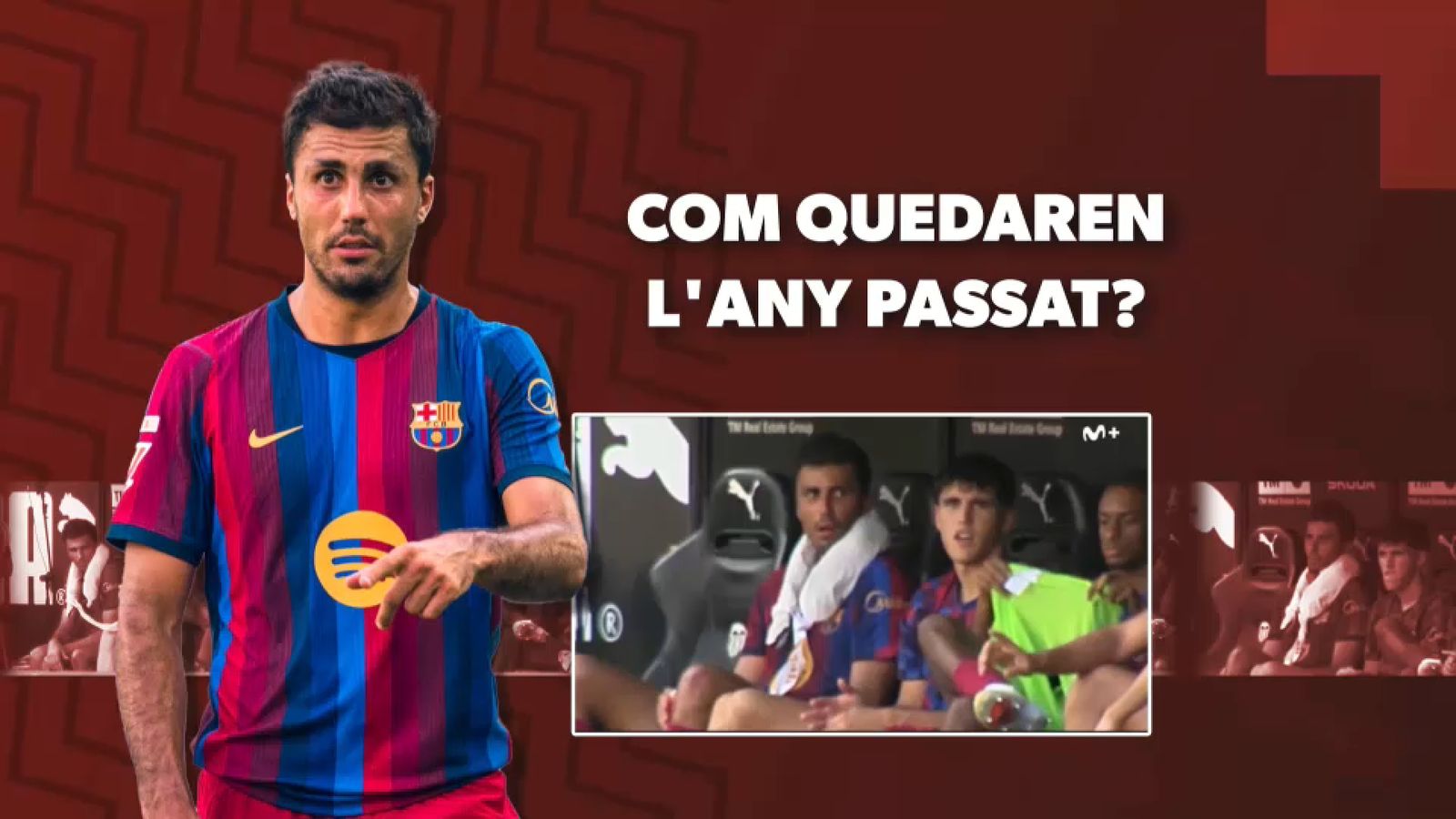 Rodri va preguntar Cubarsí com va quedar el València l'any passat