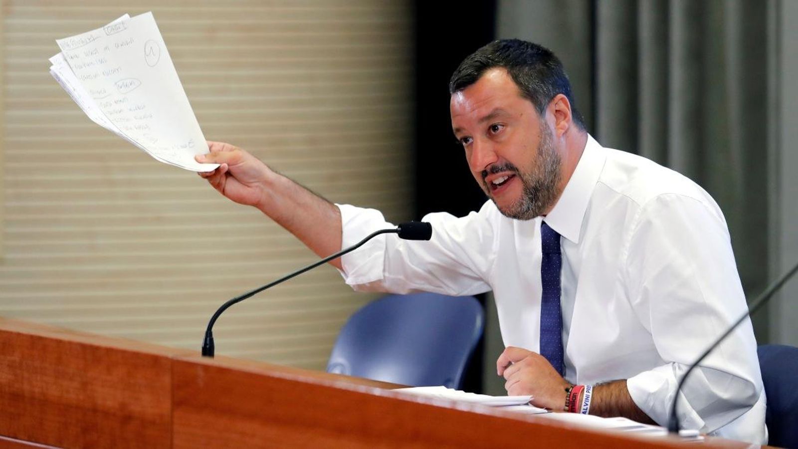 El ministre de l'interior d'Itàlia, Matteo Salvini