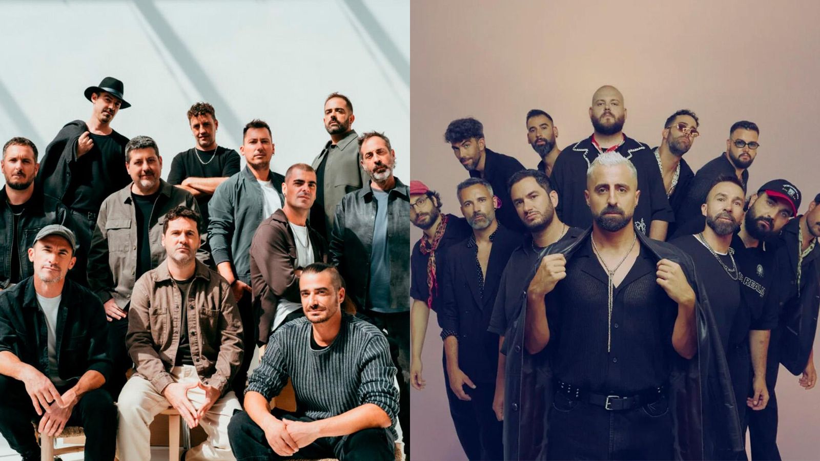 Imatges promocionals dels concerts de La Gossa Sorda i La Fúmiga