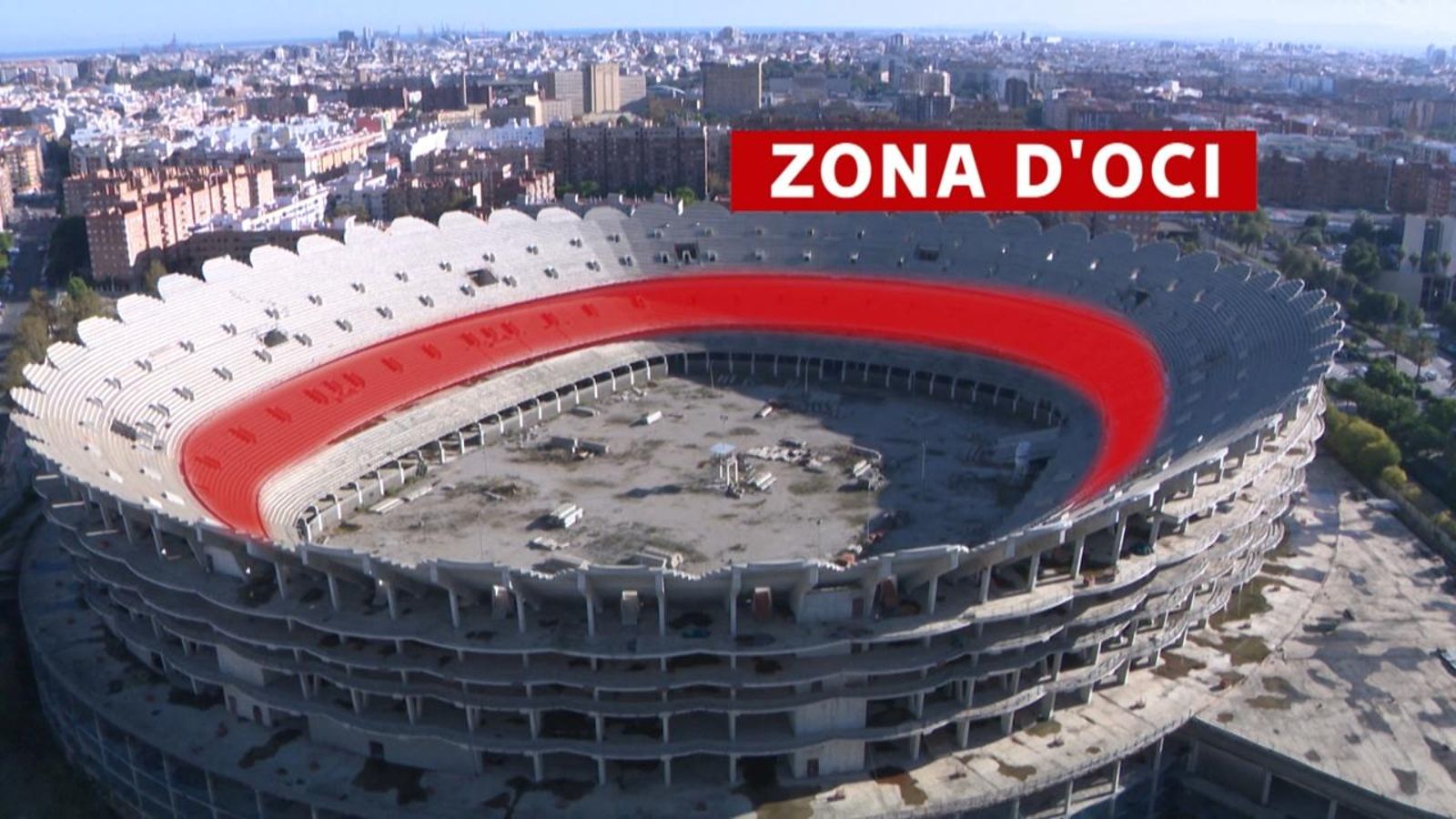 El quart disseny del nou Mestalla: menys aforament i una zona d'oci i restauració