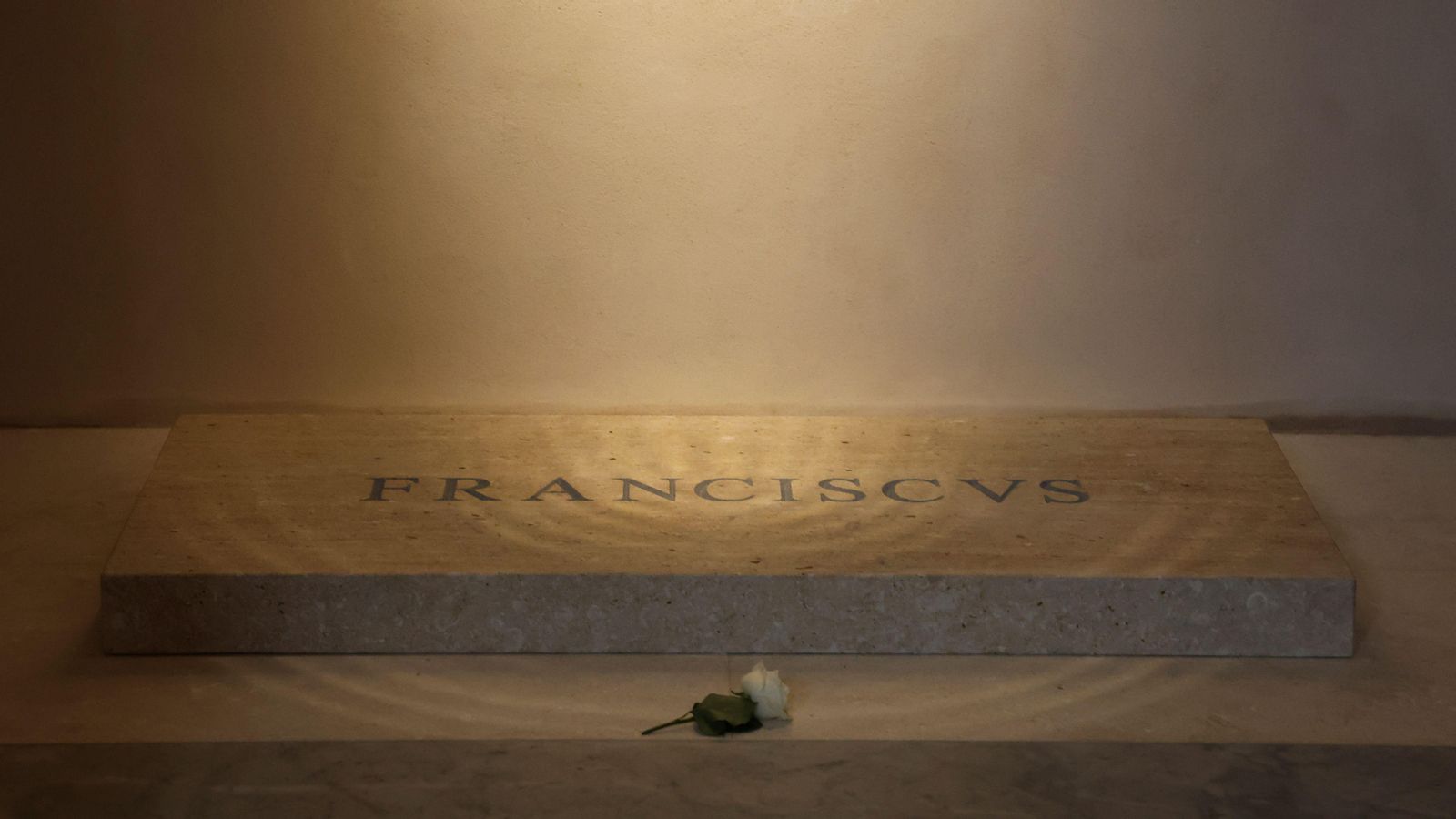 Tomba del papa Francesc, a la basílica de Santa Maria Major, a Roma