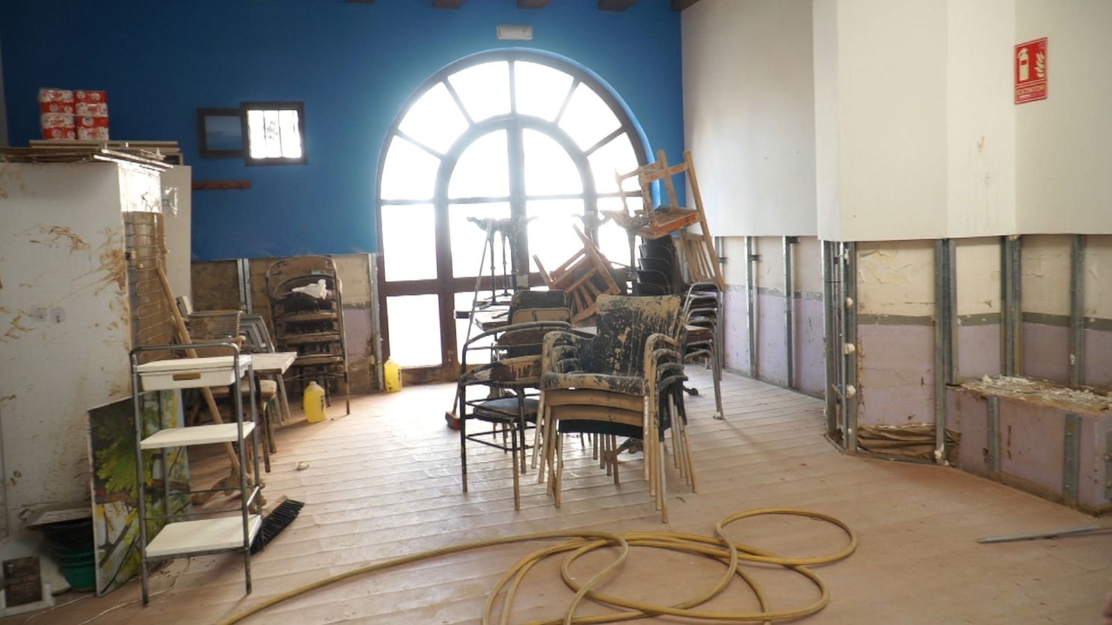 Així ha quedat la llar dels jubilats de Picanya després del pas de la dana