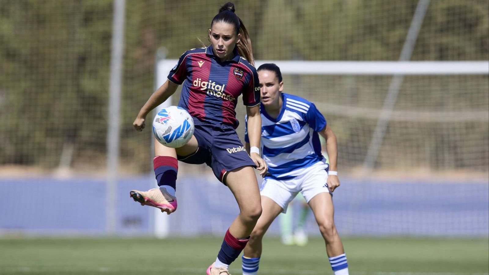 Gonzi, en una acció del duel
