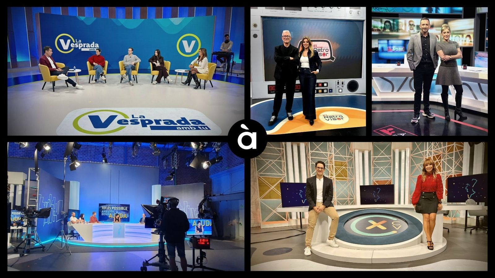 Programes d'À Punt en els platós del CPP de Burjassot