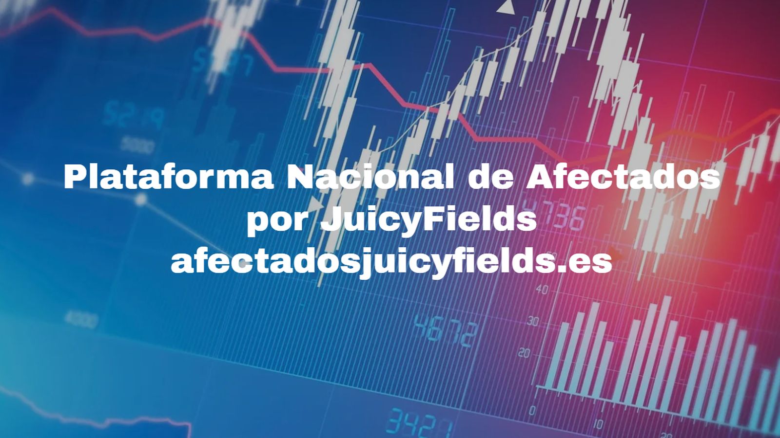 Web de la plataforma de persones afectades per Juicyfields