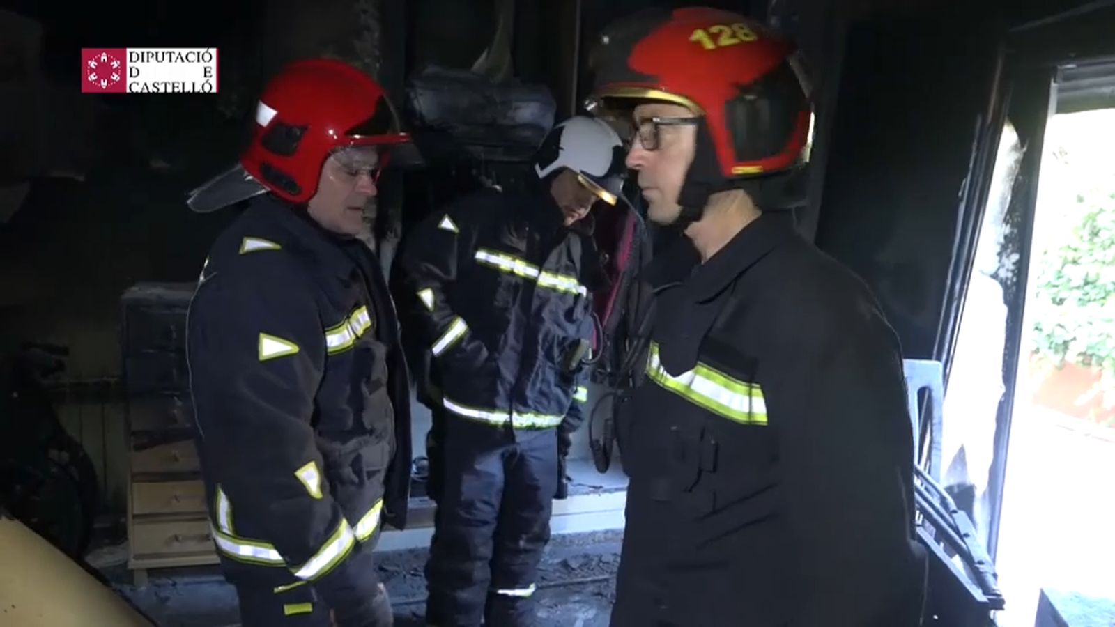 L'habitació on es va originar l'incendi