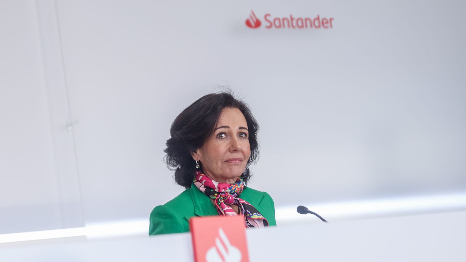 La presidenta de Banc Santander, Ana Botín, en una imatge d'arxiu