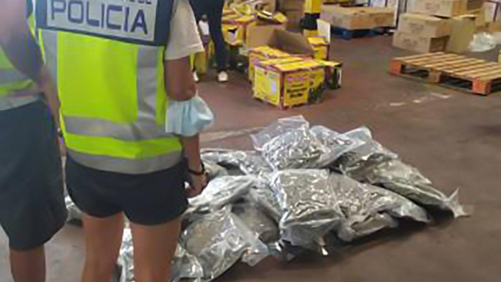 En l'operació s'ha confiscat 250 quilograms de marihuana