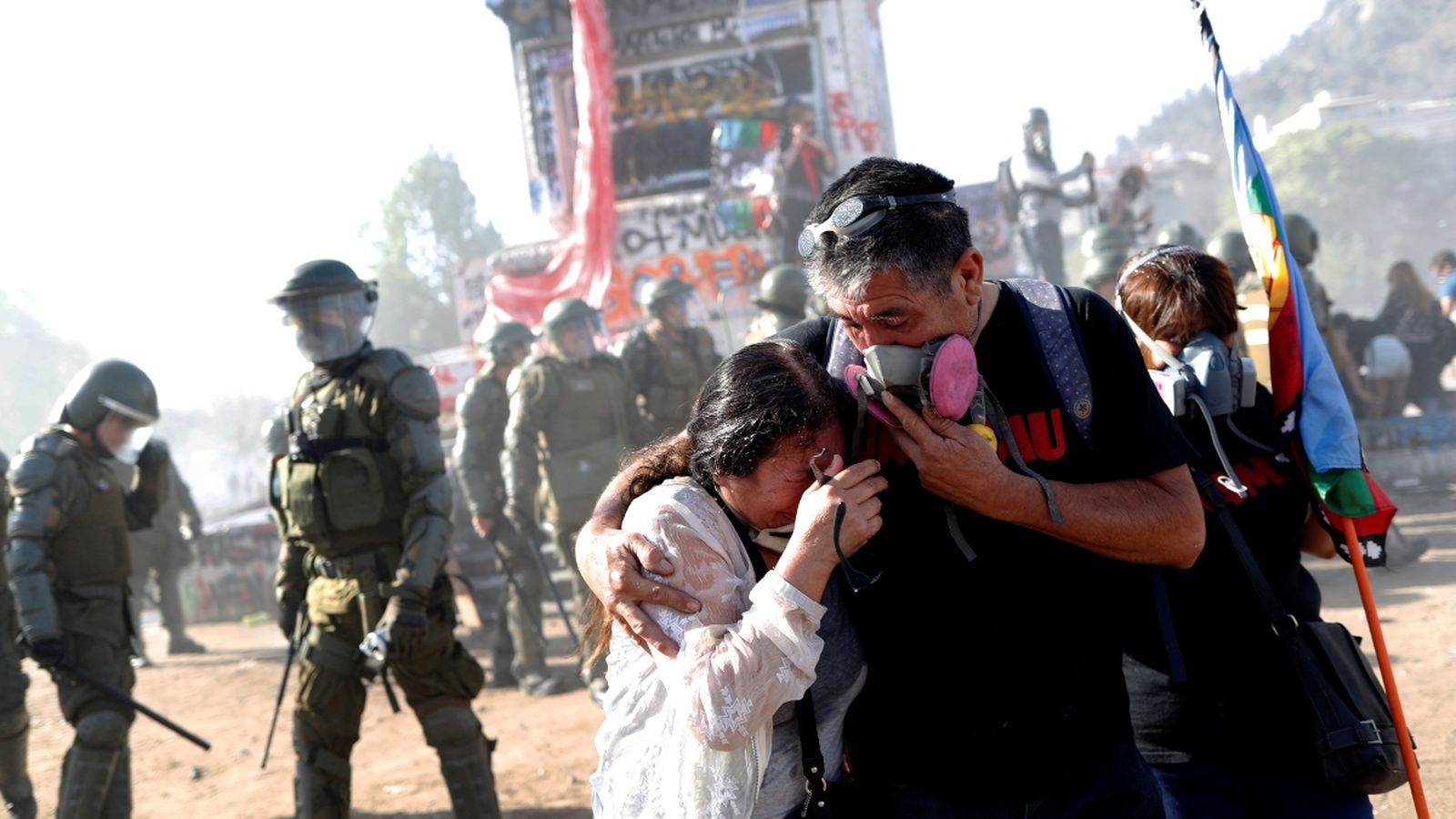 Protestes a Santiago, Xile