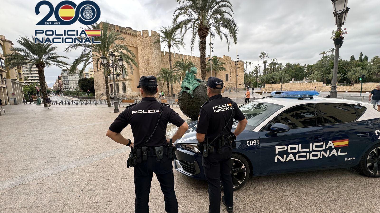 Policia Nacional a Elx