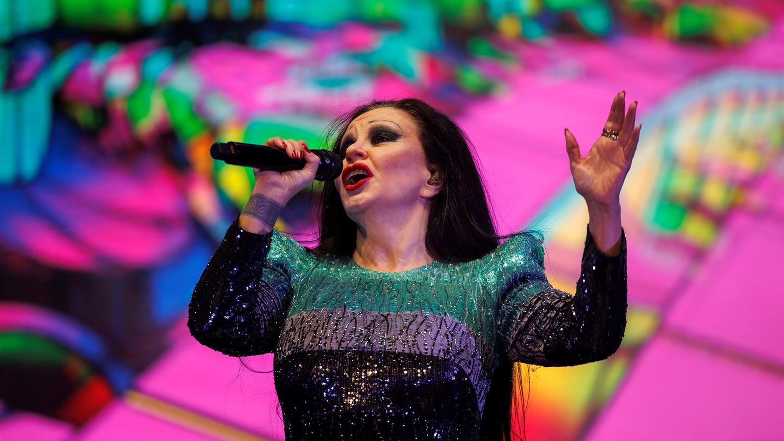 Actuació de Fangoria en el festival de Les Arts