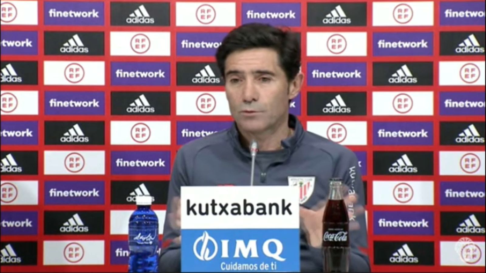 L'entrenador de l'Athletic Club, Marcelino Garcia Toral