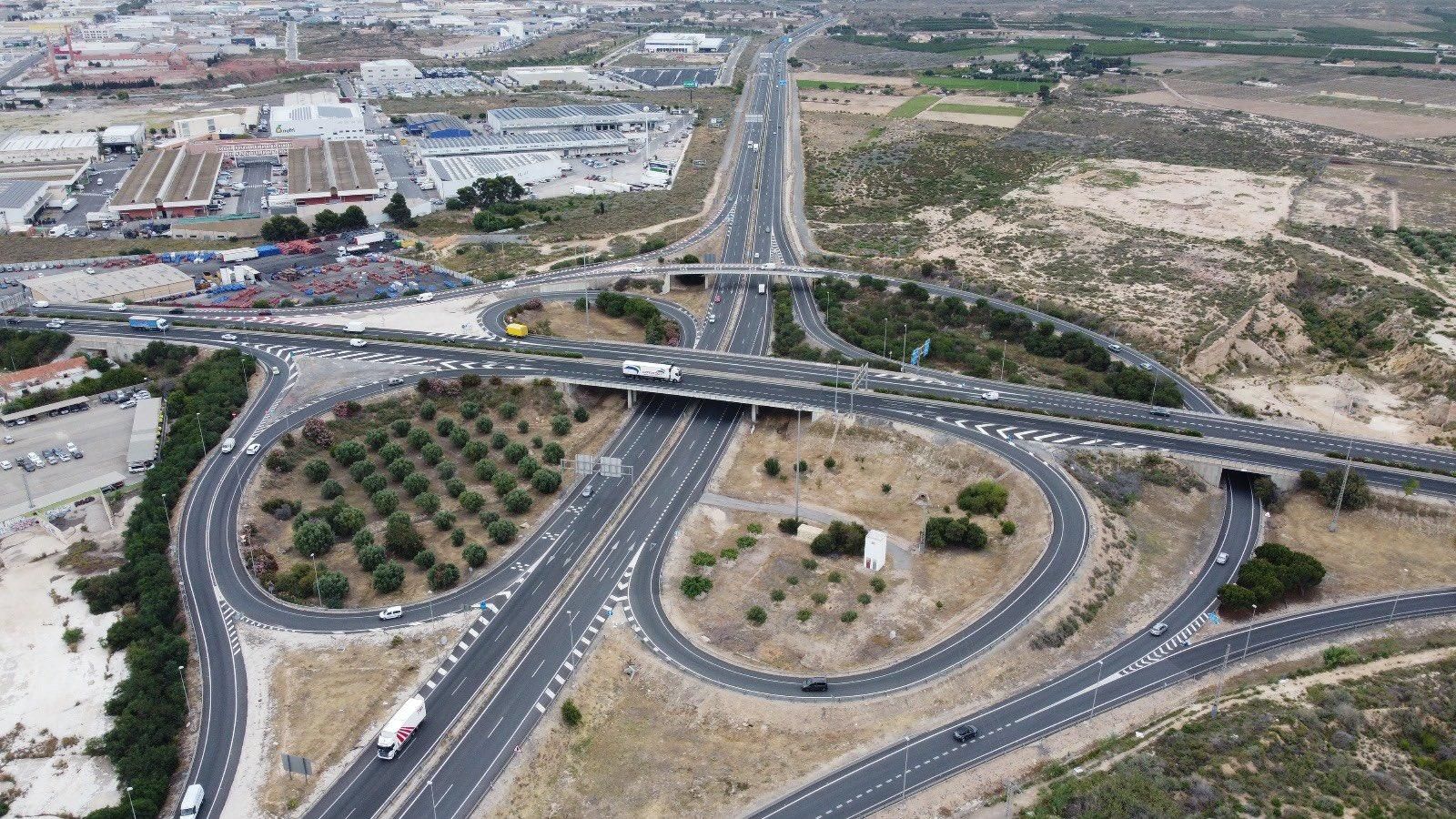 Obres de millora en la carretera d'Alacant