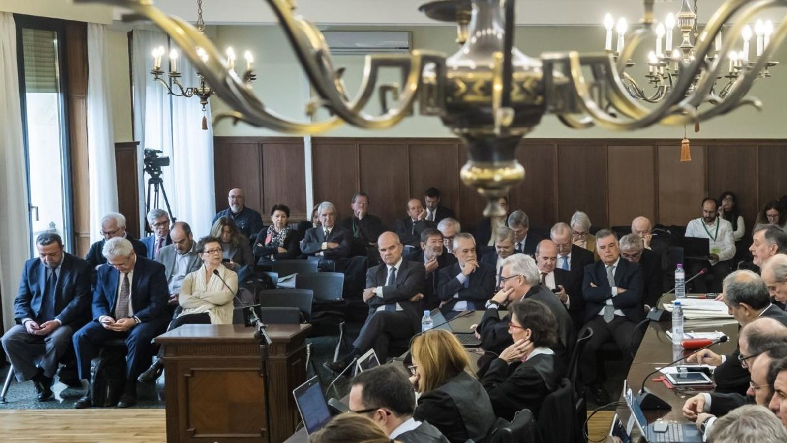 Moment del juí a l'Audiència Provincial de Sevilla