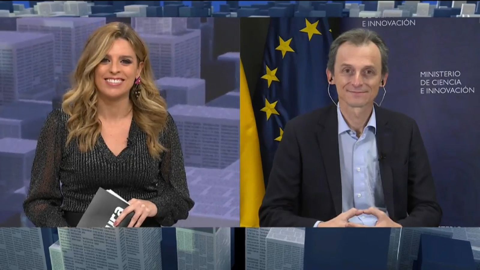 El ministre de Ciència i Innovació, Pedro Duque, entrevistat en ‘A la Ventura’