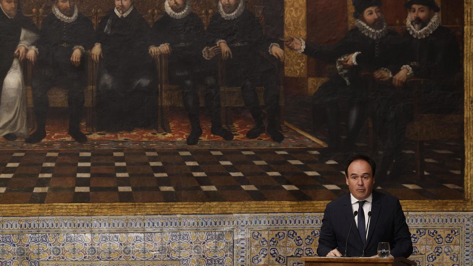 Juanfran Pérez Llorca en el dia de la presa de possessió