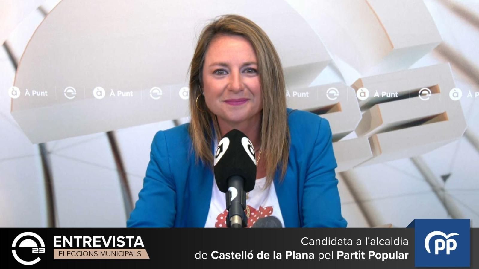La candidata a l'alcaldia de Castelló de la Plana, Begoña Carrasco (PP)
