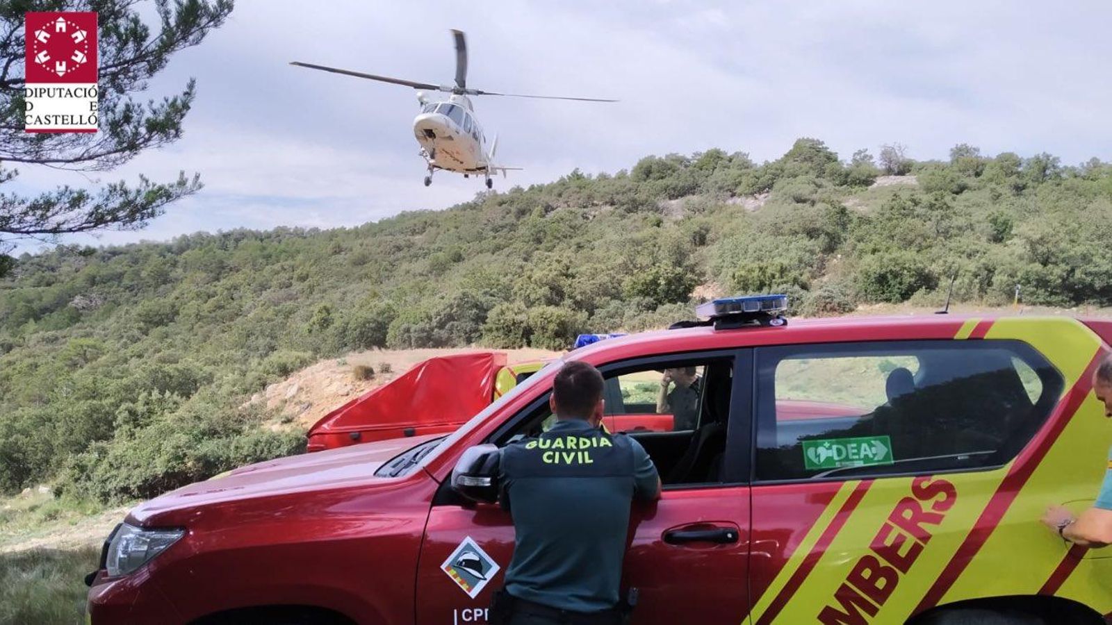Dispositiu de recerca activat aquest diumenge pel Consorci de Bombers de Castelló