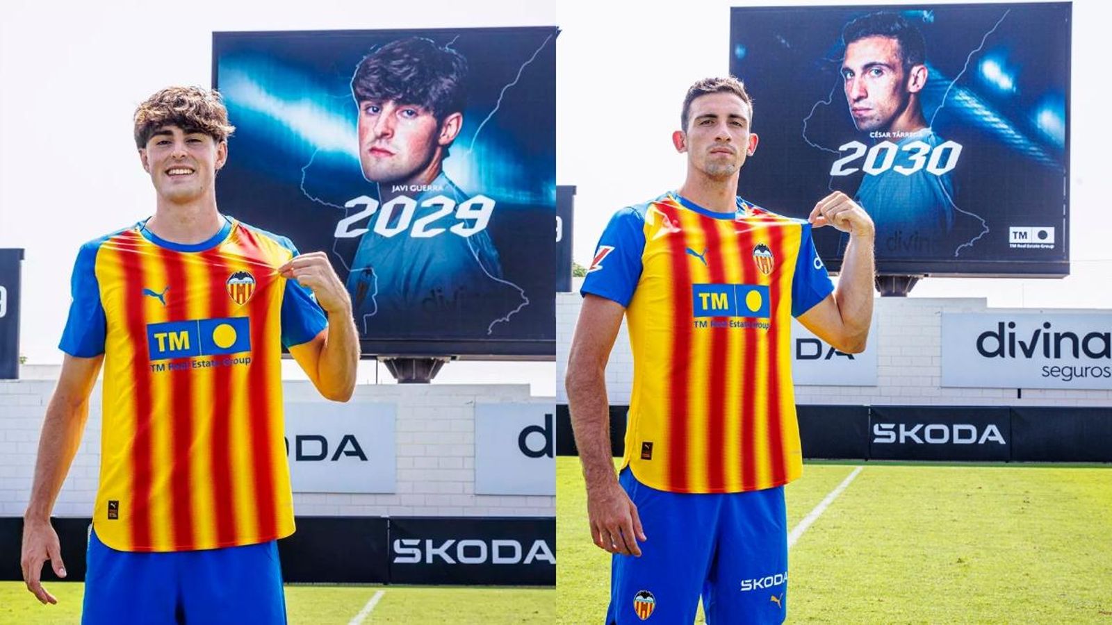 Javi Guerra i César Tàrrega renoven amb el València CF