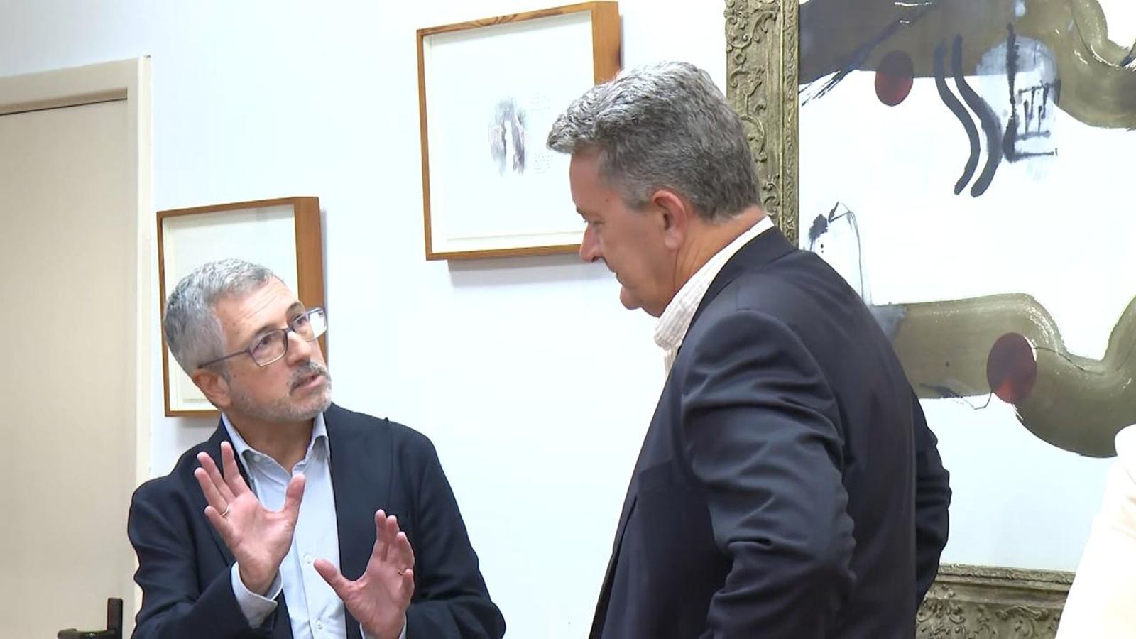 Morán i Mus, reunits este dijous en la seu de la Conferència Hidrogràfica del Xúquer (CHX)