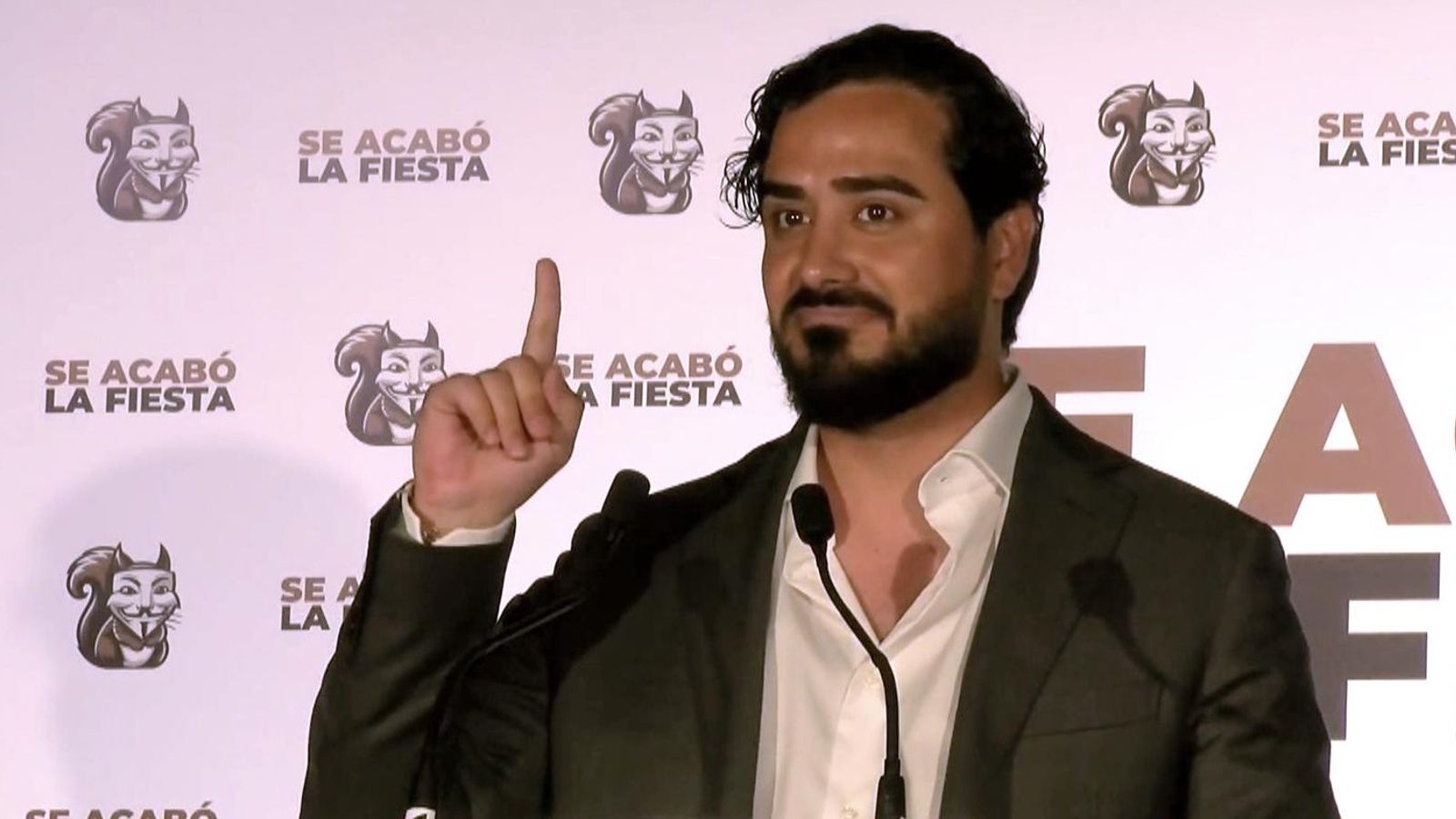 Alvise Pérez, líder de la agrupació d'electors S'Ha Acabat la Festa