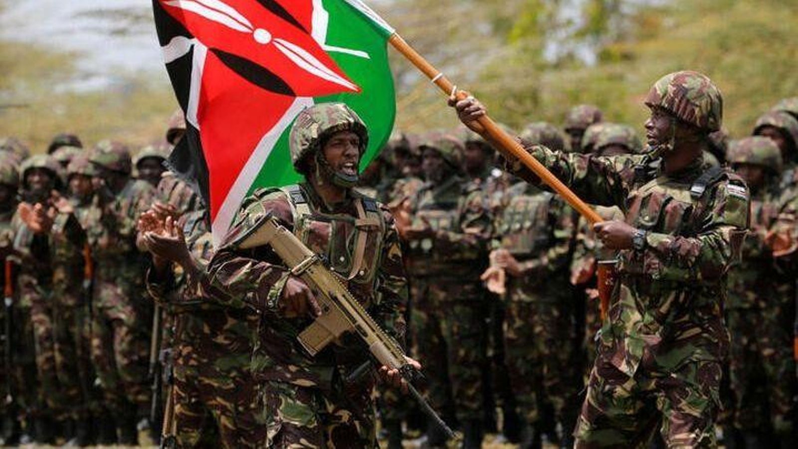 Soldats kenians en una imatge d'arxiu