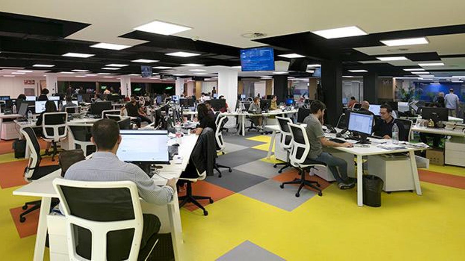 Redacció del diari ‘Información’ a Alacant