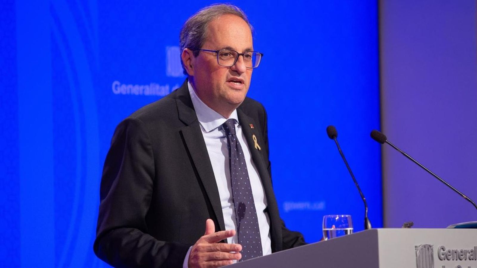 El president català, Quim Torra, en una imatge d'arxiu